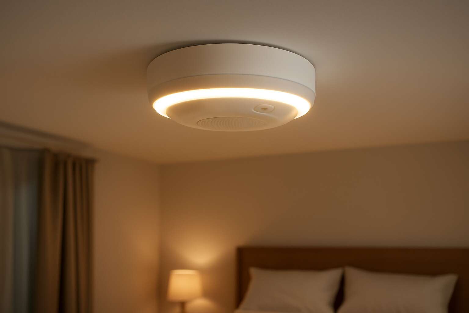 smoke detector with night light