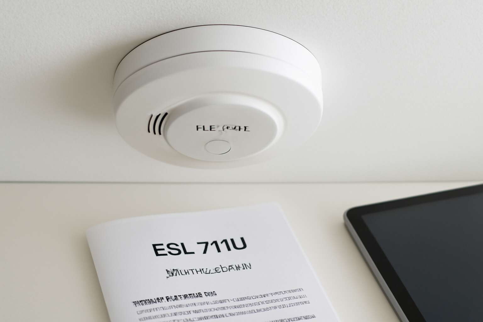 esl 711u smoke detector manual