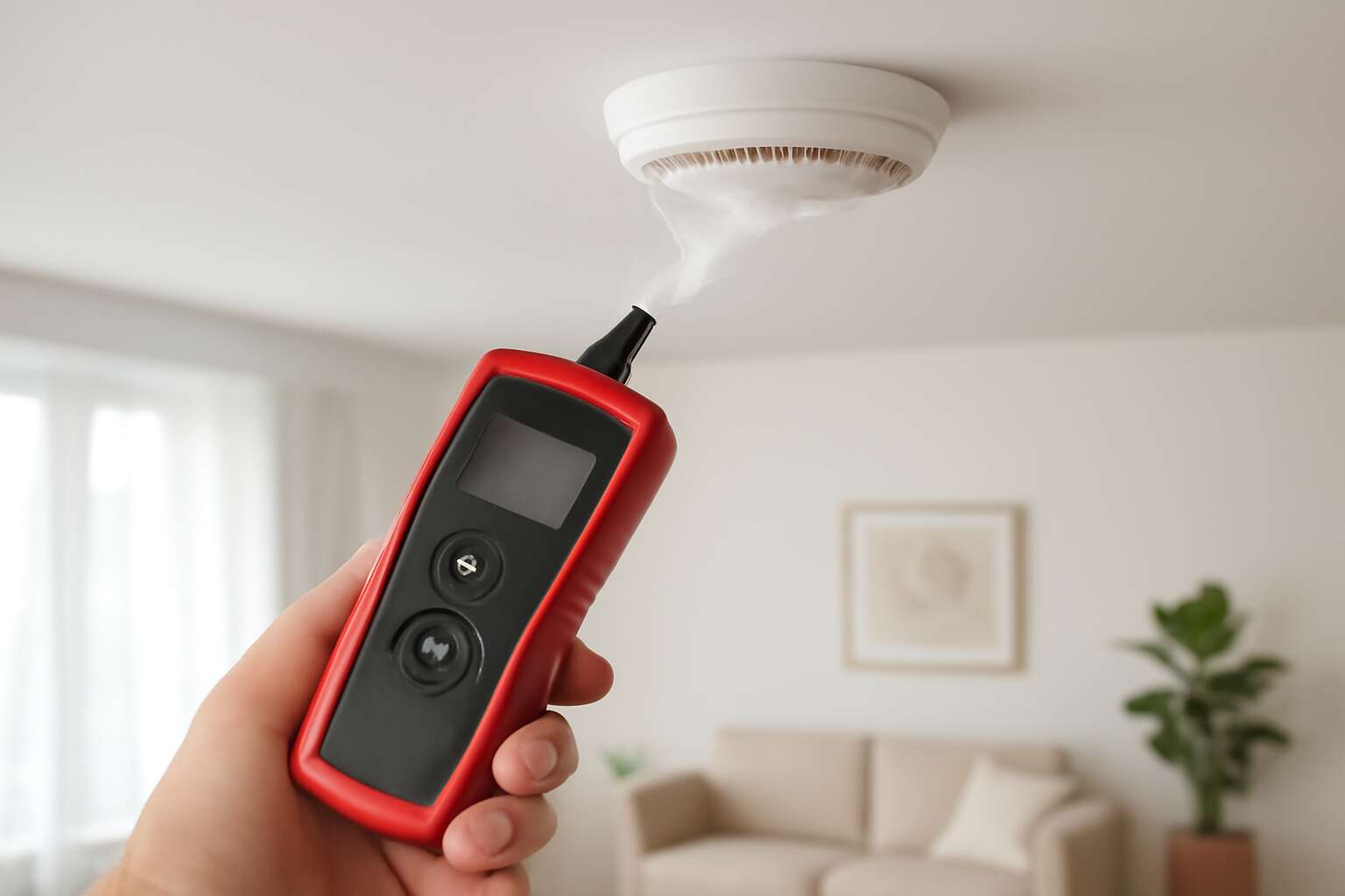 smoke detector tester
