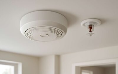 Fire Safety Duo: Why a smoke detector and sprinkler can save your home.