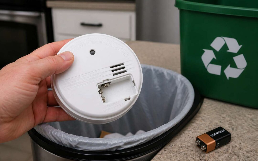 Can Smoke Detectors Be Thrown in the Trash? Yes, With Conditions.