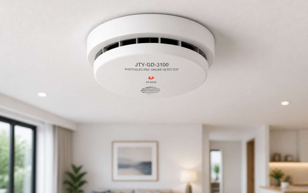 Smoke detector jty gd 3100 detects smoke fast, alerts you instantly.