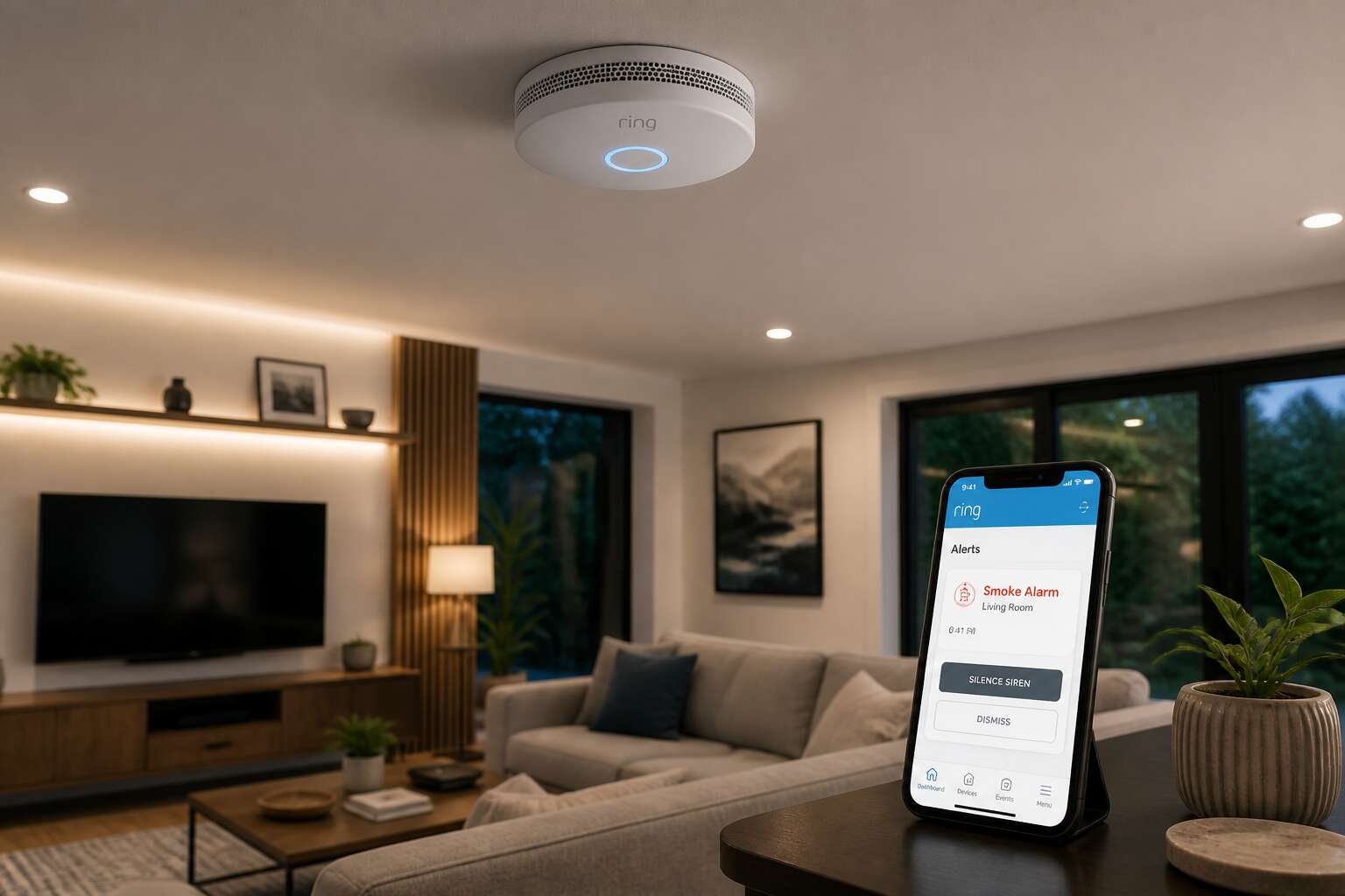 which smoke detectors work with ring