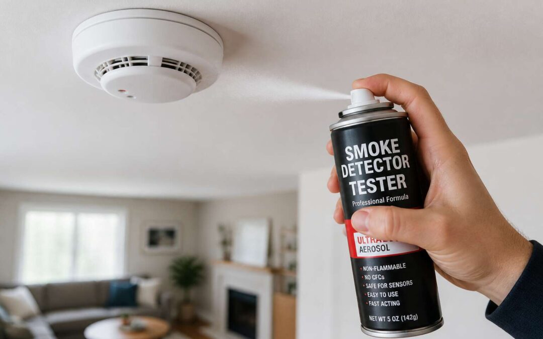Ensure smoke detector safety with a smoke detector gas tester.