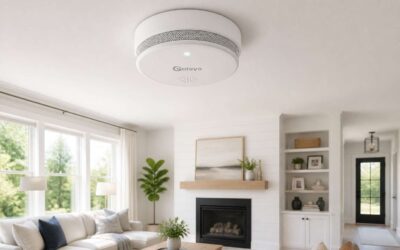 Upgrade with smoke detector qolsys for instant fire alerts.